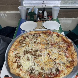 Gino's party size pizza
