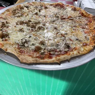 Gino's party size pizza