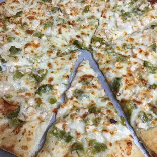 Green Chile Pizza
