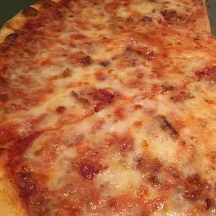 Cheese and Bacon Pizza, so good!