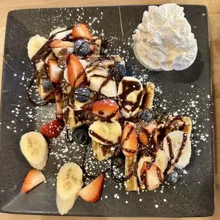 Fruit Tea Waffle