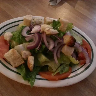 Side salad with liunch special.