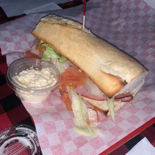 Excellent Ham &amp; Cheese Hot Hoagie