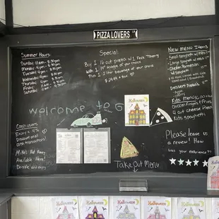 Specials New items Store hours