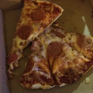 Cold left overs from 2014 eaten in 2015!