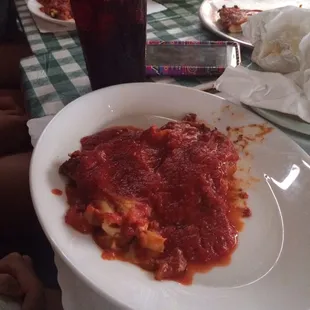And here we have "lasagna".  Kids wouldn't even touch it and they LOVE pasta.
