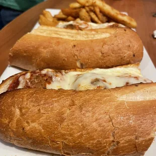 Meatball Parmigiana Sub Yummm
