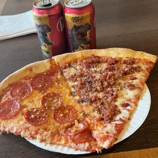 Two slices two drinks for under 7$