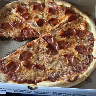 Pepperoni pizza