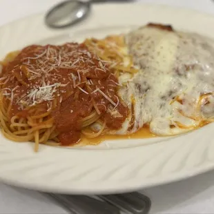 Chicken Cutlet Parmigiana