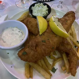 Beer battered cod