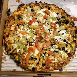 Taco Pizza (XL) - $21.00