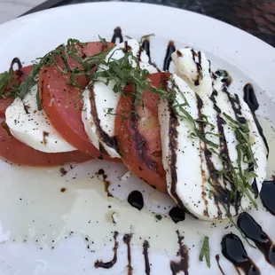 Mozzarella and tomato