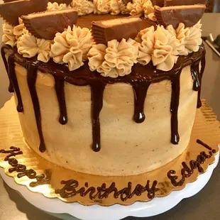 Reese's peanut butter cup cake!