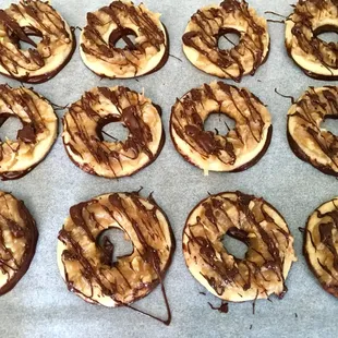 Homemade vegan Samoa's- delicious!