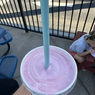 medium Strawberry milkshake
