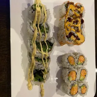 Lunch special  Boston roll Crispy roll