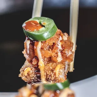 Crispy Rice w/ Spicy Tuna.