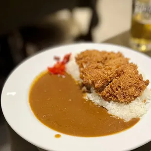 Chicken katsu curry set  Fried Chicken