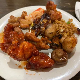 Several types of chicken.