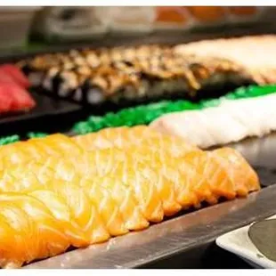 a variety of sushi