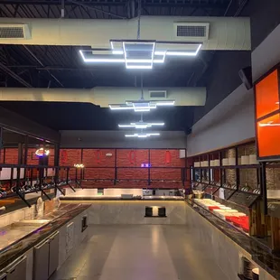the interior of a restaurant