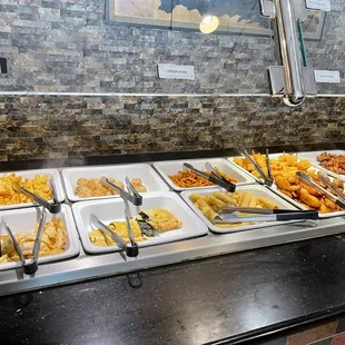 Chinese food selections