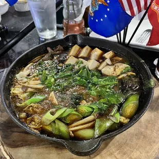 Japanese steak sukiyaki