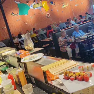 diners in the dining room