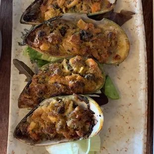 Baked Mussels