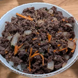 Beef bulgogi bowl