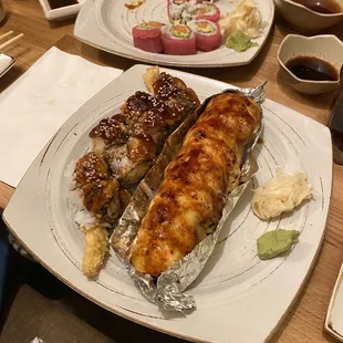 Black Dragon Roll &amp; Lion King Roll