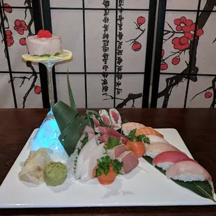 food, sashimi, sushi, sushi and sashimi