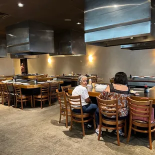 How empty the establishment currently is