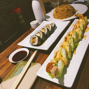 sushi and sashimi, sushi, sashimi, food