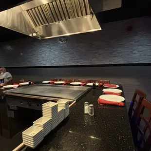 Seating at the grill