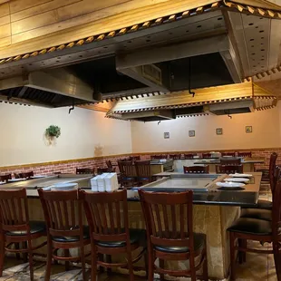 Seating at the grill