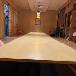 The have a tatami room!