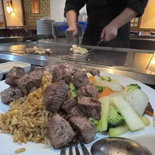 Steak hibachi