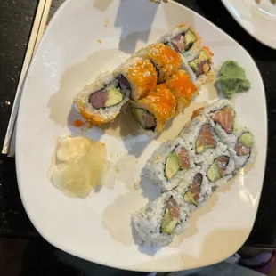 Top grade sushi ingredients