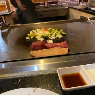 sushi and sashimi, interior