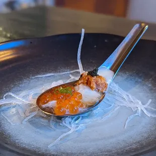 Raw Oyster Uni Spoon