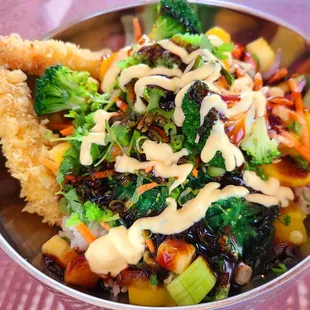 Four Proteins Poke Bowl