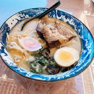 Beef Chashu with tonkotsu