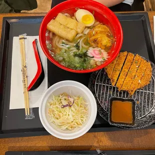 Udon &amp; Pork Katsu