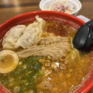 Spicy peanut ramen