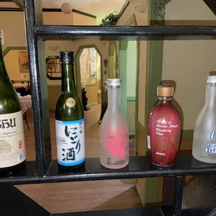 Drink options on display, Ginza Japanese Restaurant, Lutz / Land O Lakes, N Tampa