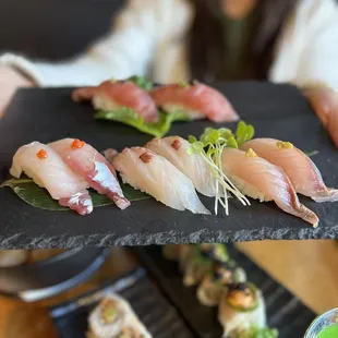 sashimi, sushi, food, sushi and sashimi