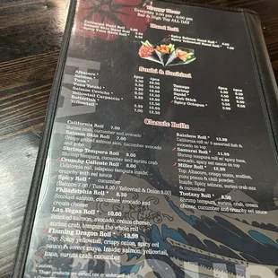 Sushi, Sashimi &amp; Classic Rolls