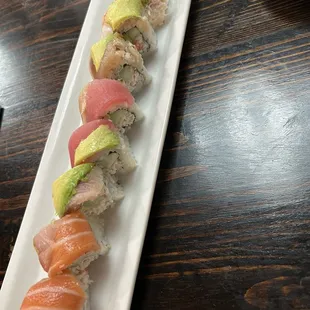 Rainbow Sushi Roll